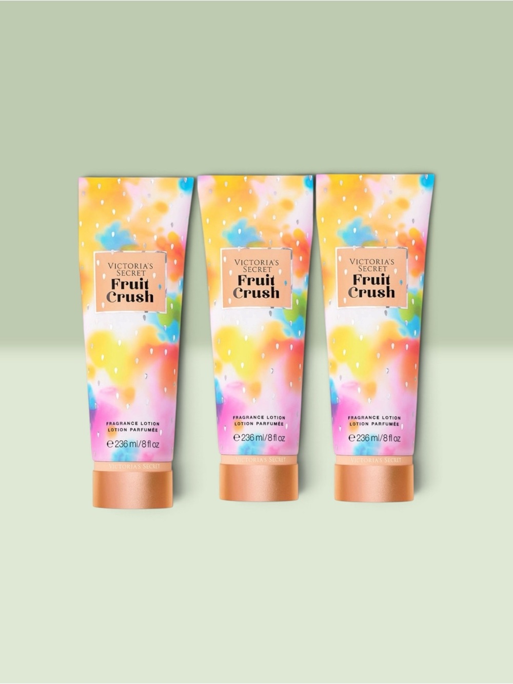 Victoria's Secret FRUIT CRUSH Fragrance Lotion ~ 8 fl.oz. ( Lot of 3 )